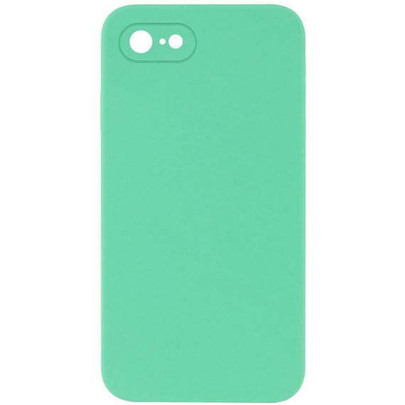 Чохол Silicone Case Square Full Camera Protective (AA) NOLOGO для Apple iPhone 6/6s (4.7") Зелений / Spearmint