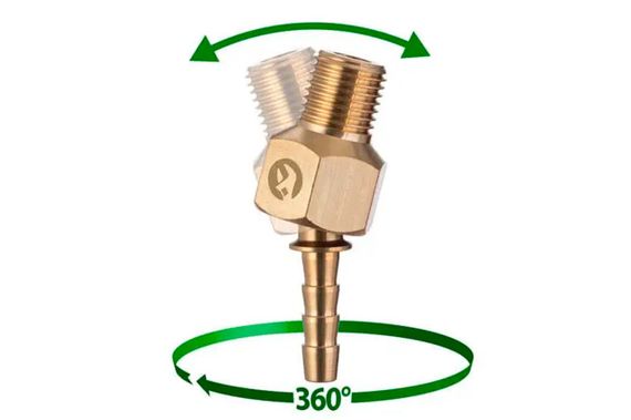 Шарнир поворотный Intertool-Storm - наружная резьба 1/4" на шланг 6 мм (PT-2204) | Зображення 3