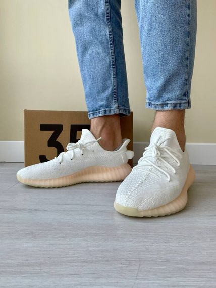 Кросівки Adidas Yeesy Boost 350 (белые) | Зображення 4