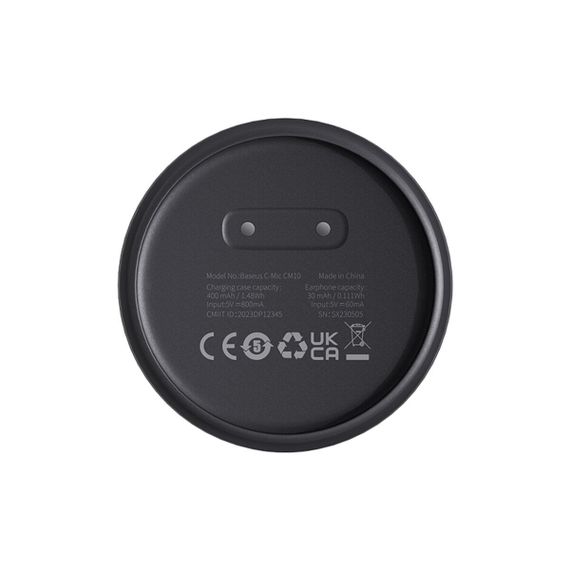 Навушники Baseus C-Mic CM10 Smart Unilateral Wireless Earphone for Car Cluster Black | Зображення 3
