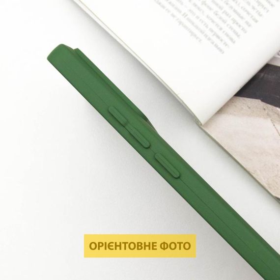 Чохол TPU GETMAN Liquid Silk Full Camera для Xiaomi Poco X6 / Note 13 Pro 5G Зелений / Dark green | Зображення 3