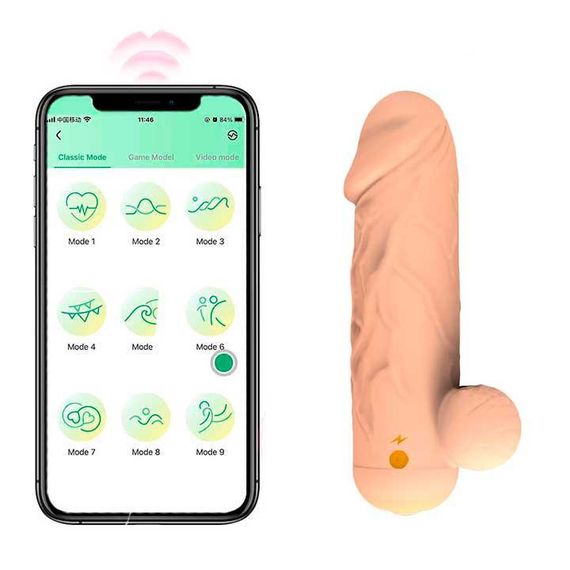 Реалістичний смарт-мінібратор для клітора Love Spouse тілесний — Смарт вібратори