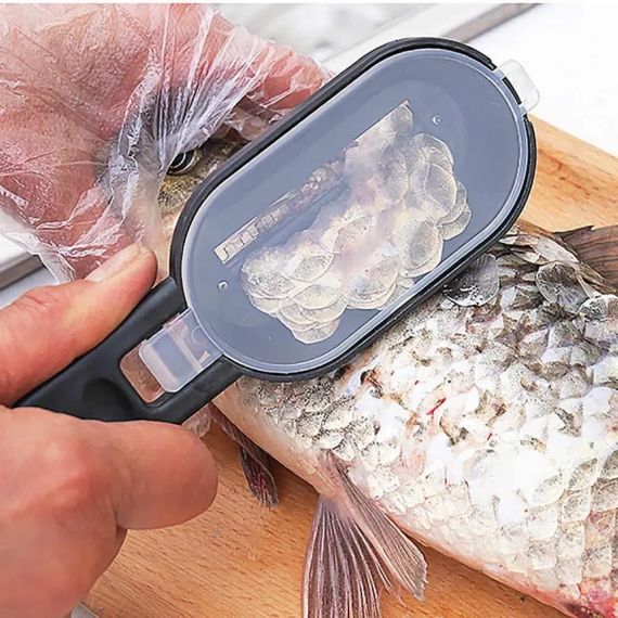 Рыбочистка Нож скребок для чистки рыбы Fish Scales Wiper Cleaning | Зображення 6