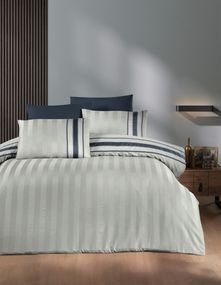 Комплект постільної білизни First Choice Deluxe Satin 160х220 Artwel Silver