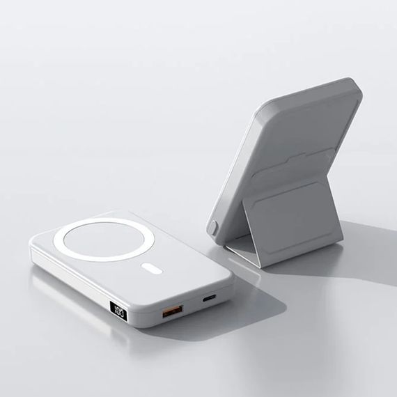 Портативний ЗП Power Bank JJT-A27-1 PD20W+QC 22.5W з БЗП 10000 mAh White | Зображення 1