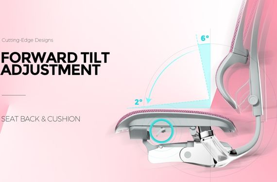 Кресло компьютерное MIRUS-IOO 2 (IOOE2-AB-HAM-5D-E-L) сетка T-168-B5 PINK | Зображення 8