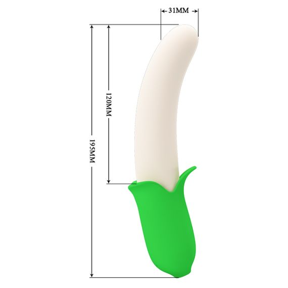 Вібратор PRETTY LOVE - Banana Knight, 7 vibration functions Sex Aura | Зображення 5