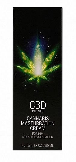 Стимулюючий крем для чоловіків Shots-CBD Cannabis Masturbation Cream For him, 50 ml Sex Aura | Зображення 3