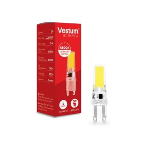 Світлодіодна лампа Vestum G9 5W 3000K 220V  1-VS-8301
