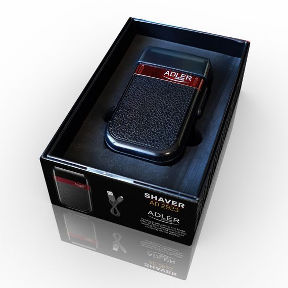 Електробритва Adler AD 2923 роторна акумуляторна USB 2 головки для сухого та вологого гоління | Зображення 9