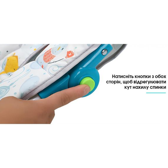 Дитячий стілець шезлонг-гойдалка для годування дитини Spoko (Споко) WKX-818 (42400403) | Зображення 2