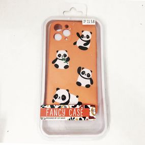 Чехол для Apple Iphone 11 Pro панда .Цвет: персиковый WK-87