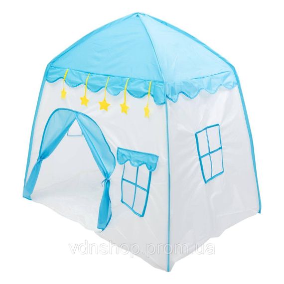 Дитячий ігровий намет будиночок 125×100×120 см намет будиночок для дітей Блакитний HP-S-1NDBL