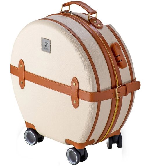 Валіза Semi Line 24" (M) Ecru/Brown (T5670-3) (DAS302667)