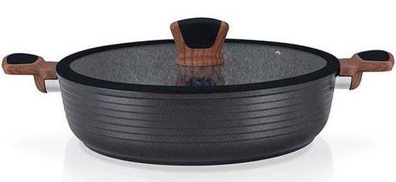 Сотейник Fissman Diamond Grey Ø28см з кам'яним антипригарним покриттям | Зображення 1