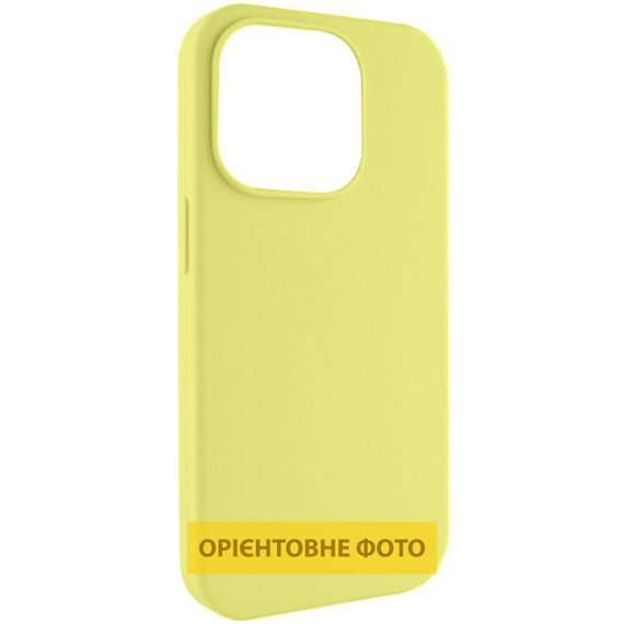 Чохол Silk (AA) NO LOGO with Magnetic Fit для Apple iPhone 17 Pro / 18 Pro (6.3") Жовтий / Lemon Yellow