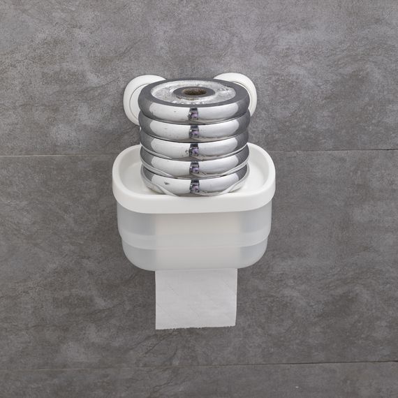 Тримач для туалетного паперу Aquatica на вакуумних присосках s42 219×193×151мм (9784297) | Зображення 1