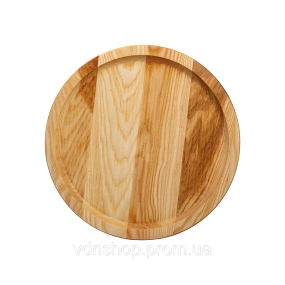 Кругла дошка для сервірування 30 см для подачі, ясен T3W300