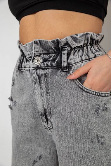 Джинси жіночі Mom-fit, колір сірий, 244R1601S20-LZ | Зображення 4