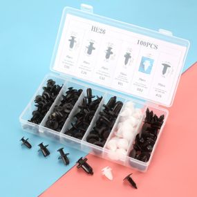 Кліпси автомобільний набір 100 шт