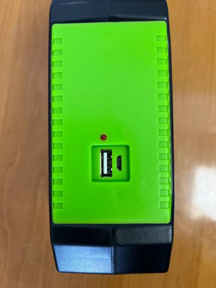 Переносний ліхтарик JY-978B + power bank, Ліхтарик із сонячною панеллю Зелений   знижка | Зображення 3