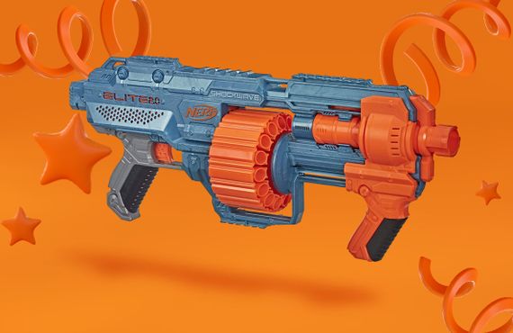 Дитячий пістолет-бластер Nerf XHero, Автомат на 3 мішені   знижка | Зображення 7