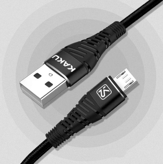 USB кабель Kaku KSC-298 USB - Micro USB 1m - Black | Зображення 1