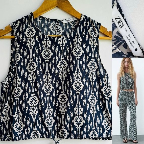 Топ легенький бавовна котон zara | Зображення 3