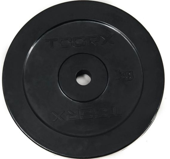 Диск для штанг і гантелей Toorx 10 кг 25 мм Чорний (DGG-10)