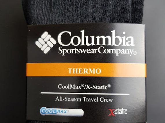 Термоноски Columbia  6 шт Високі Чорний, Сірий, Синій | Зображення 4