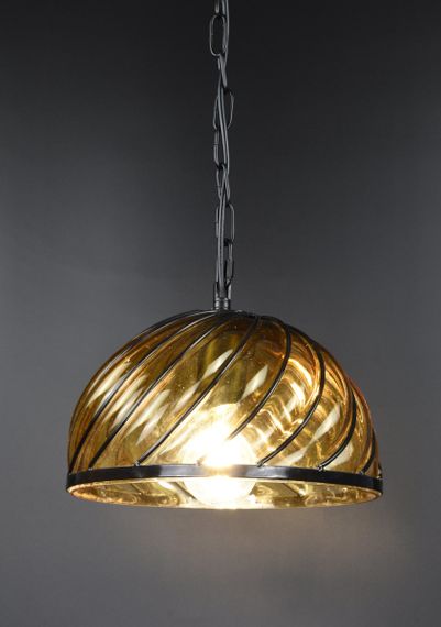 Люстра підвісна LOFT на 1 лампочку 26470 Чорний 25-90х25х25 см. | Зображення 2