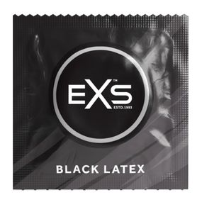 Презерватив - EXS Black Latex Condom, 1 шт.