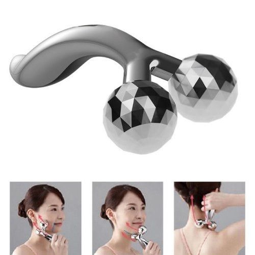 Роликовый массажер 3D MASSAGER для массажа лица и тела