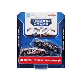 Набір ігрових машинок "Крутий переворот" Flip'ems TechnoDrive 1311, 2 машинки Вид 4