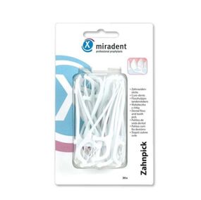 Флос + зубочистка Miradent Toothpick (30 шт.)