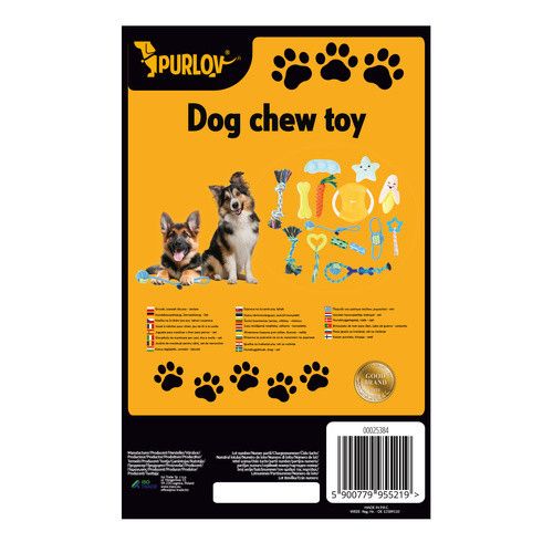 Набор игрушек для собак 16 в 1 Purlov 25384 | Зображення 2