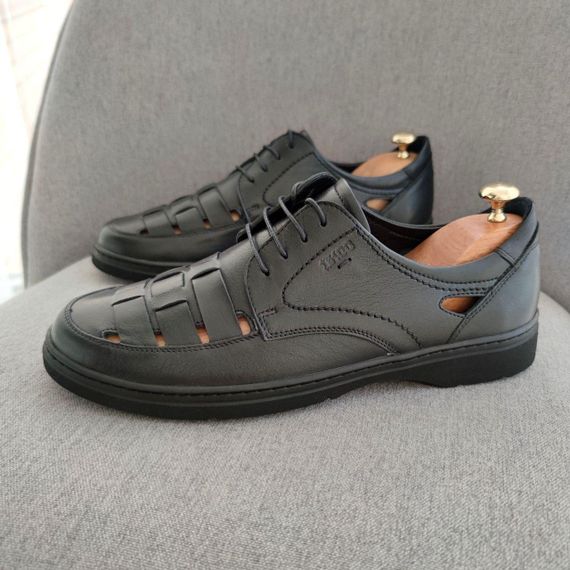 Закриті шкіряні сандалі чоловічі 40 41 розмір | Зображення 6