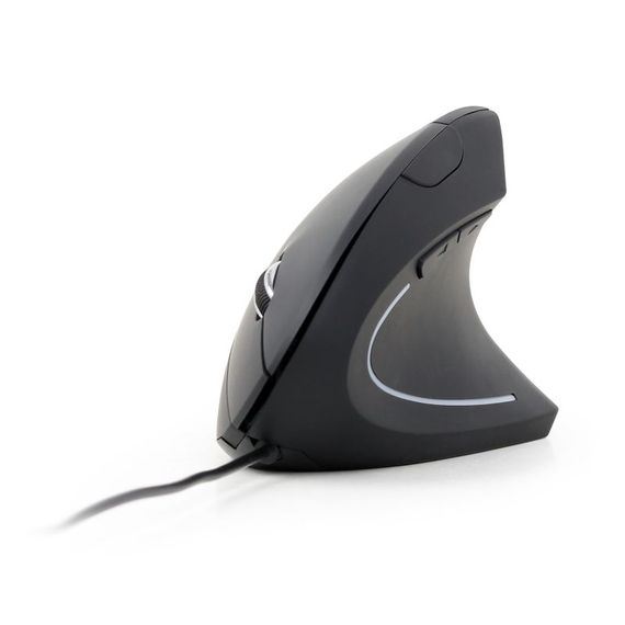Оптична мишка Gembird MUS-ERGO-01, USB интерфейс, чорний колір