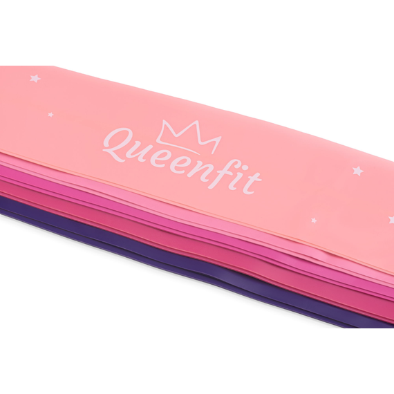 Набір резинок для фітнесу Queenfit 0,5-30кг Q-66258 | Зображення 3
