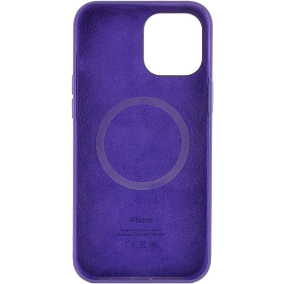 Чохол Silicone case (AAA) full with Magsafe and Animation для Apple iPhone 12 Pro Max (6.7") Фіолетовий / Amethyst | Зображення 2
