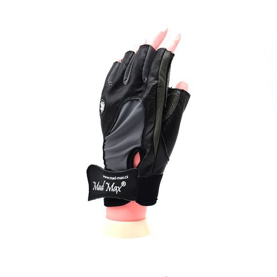 Рукавички для фітнесу MadMax MFG-820 MTi82 Black/Cool grey S | Зображення 2