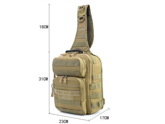 Сумка тактична через плече Smartex 3P Tactical 12 ST-102 acu camouflage | Зображення 6