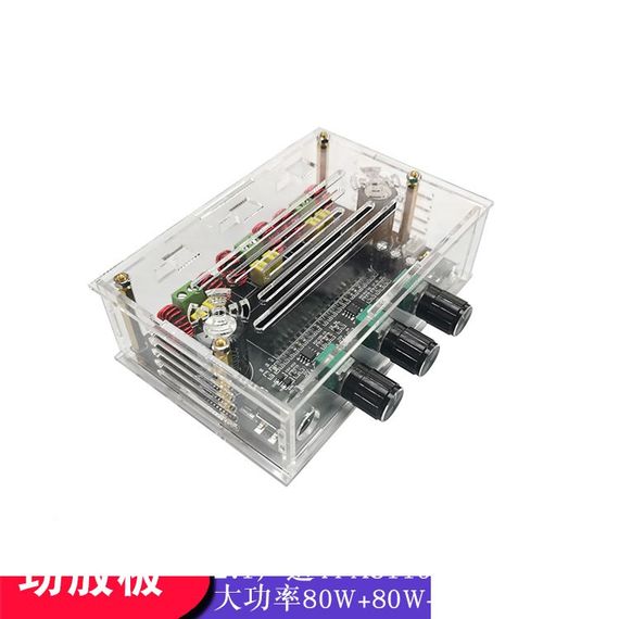 Усилитель звука в Корпусе XH-M574 TPA3116D2 50Вт*2 + 100Вт 2.1 DC 8-24В | Зображення 6