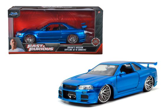 Игровая металлическая машинка Fast and Furious Ниссан Скайлайн 2002 | Зображення 5