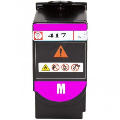 Тонер-картридж BASF Lexmark CS417dn 71B0H30 Magenta (BASF-KT-71B0H30) | Зображення 1