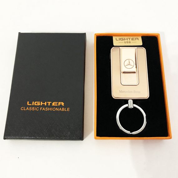 Запальничка спіральна USB-811. Mercedes. UG-577 Колір: золотий | Зображення 3