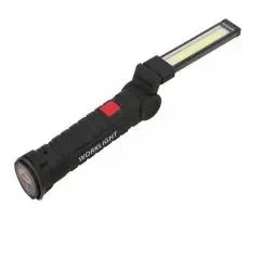 Акумуляторний ліхтар лампа світильник WORKLIGHT W-52 складаний (від USB/з МАГНІТОМ/з гачком) | Зображення 2