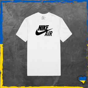 Футболка унісекс Nike найк футболка з бавовни базова Білий, XS/S