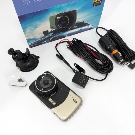 Автомобільний відеореєстратор X600 LCD 4 Angel Lens камери 1080P Full HD TF | Зображення 8