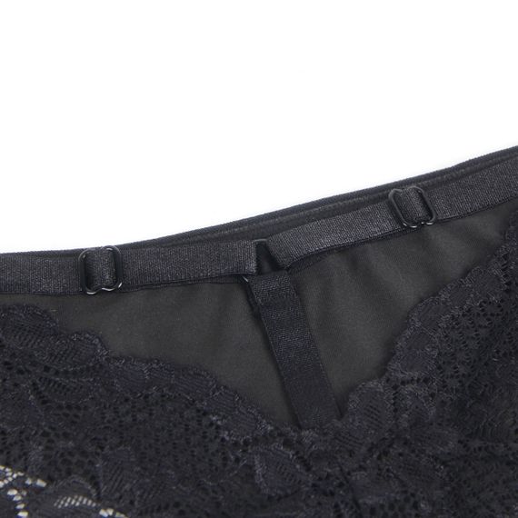 Трусики з мереживом позаду StarNight, чорні, XS-S Sex Aura | Зображення 7